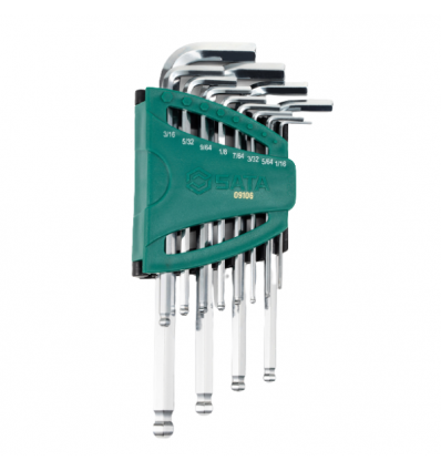 , (1/16`-3/8`), coliniai, 12d., šešiabriaunis (Hex)