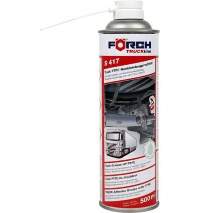Purškiamas lipnus tepalas PTFE "Truck HP Adhesive Grease with PTFE" 500ml S417