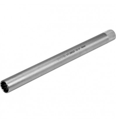 , žvakėms, plonasienė, ilga, 3/8`, 12br., su magnetu, 16, L-250mm