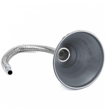 Piltuvėlis metalinis su filtru lankstus (Ø130, L-370mm)