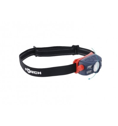 , įkraunama, LED headlamp focus, COB LED, 5W