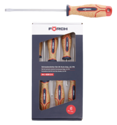 Atsuktuvų rinkinys, 6d., kryžminių(Phillips), ploksčių(Slotted), (PH1-PH2)(SL3-SL6)