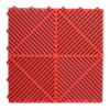 Modulinių surenkamų grindų plytelė (raudona) (400x400x18mm)