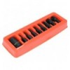 , 9d., 10mm, 1/2`, daugiabriauniai (Spline), (M6-M18), plastikinis dėklas