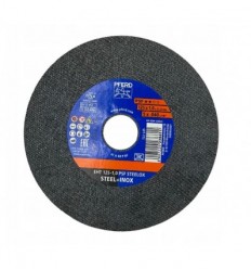 Diskas metalui nerudijančiam plienui, pjovimui, 1.0mm, Ø125mm, 22.23mm, 12200rpm