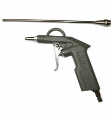 Prapūtimo pistoletas, su 2 antgaliais (L-215mm), tiesus, 6.3bar, 1/4`(F)