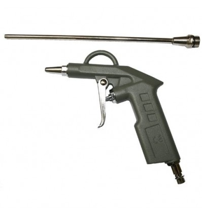 Prapūtimo pistoletas, su 2 antgaliais (L-215mm), tiesus, 6.3bar, 1/4`(F)