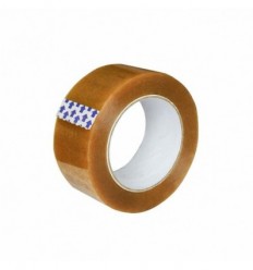 Lipni juosta pakavimui, skaidri-ruda (48mm, L-132m)