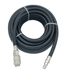 Suspausto oro žarna, tiesi, guminė armuota, 17mm, 9.5mm, L-10m, su jungtimis