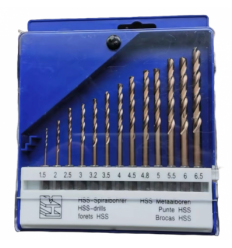 , (1.5-6.5mm), 13d., HSS-CO 5%, DIN338