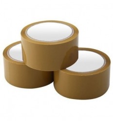 Lipni juosta pakavimui, ruda (48mm, L-54m)