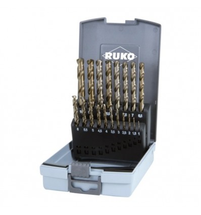 , (1-10mm), 19d., HSS-CO 5%, DIN338