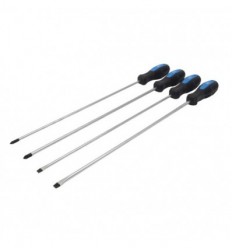Atsuktuvų rinkinys, 4d., Phillips Slotted, 300mm, L-450mm, (SL5, SL6)(PH1-PH2)