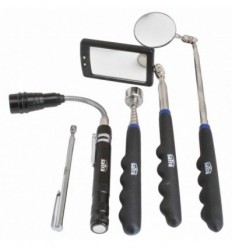 Magnetų ir veidrodėlių rinkinys 5d., teleskopinis, lankstus