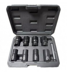Galvučių išsukėjų rinkinys, 10d., 1/2`, (14-27mm)