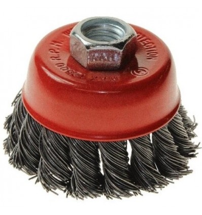 , su sriegiu, nupjauto kūgio, (pinta viela:0.35mm), Ø65mm, M14(F), 12500rpm