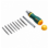 Atsuktuvas terkšlė su antgaliu rinkiniu, 19d., 1/4`, 115mm, L-210mm, (SL5-SL6, PH1-PH2, T15-T30, H2-H6)