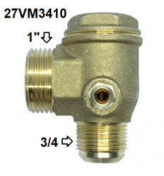 Atbulinis vožtuvas, 1`(M), 3/4`(M), TB290, TB390