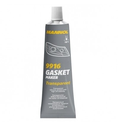 Silikonas-hermetikas skaidrus 85g. "Gasket maker Transparent" 180°C