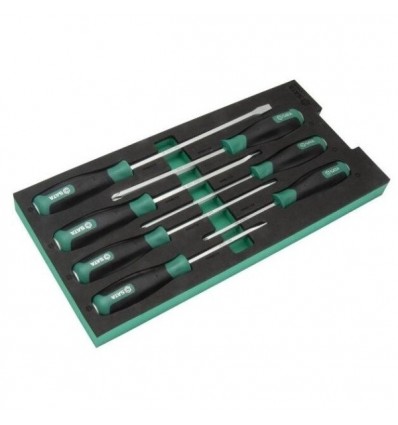 , 7d., sustiprintų, Phillips Slotted, (SL6, SL8)(PH2 PH3)