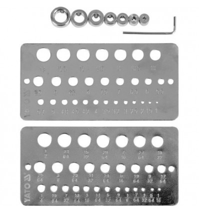 Gręžimo šablonas, gylio ribotuvas (1.0-13.0mm)