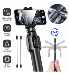 Mobilus endoskopas su lankstomu zondu Ø8.0mm L-2M (sudrenimas su USB 2.0, USB MICRO, USB TYPE C)