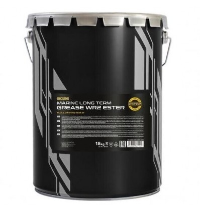 Universalus konsistencinis tepalas atsparus vandeniui "Marine Long Term Grease WR2 Ester" 18kg