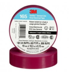 Izoliacinė juosta PVC violetinė, ugniai atspari (19mm 0.15mm L-20m)